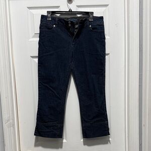 Vera Wang Dark Indigo Straight Leg Jeans